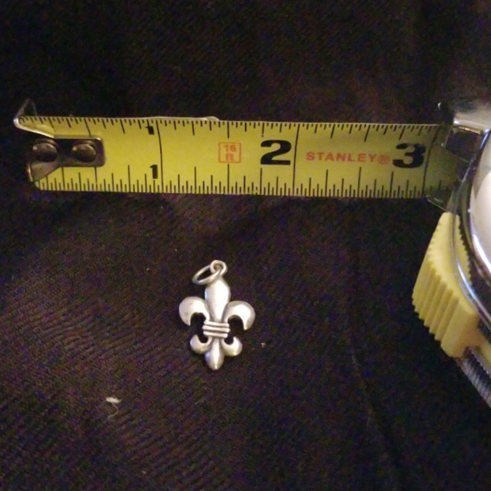 Silver Fleur De Lis